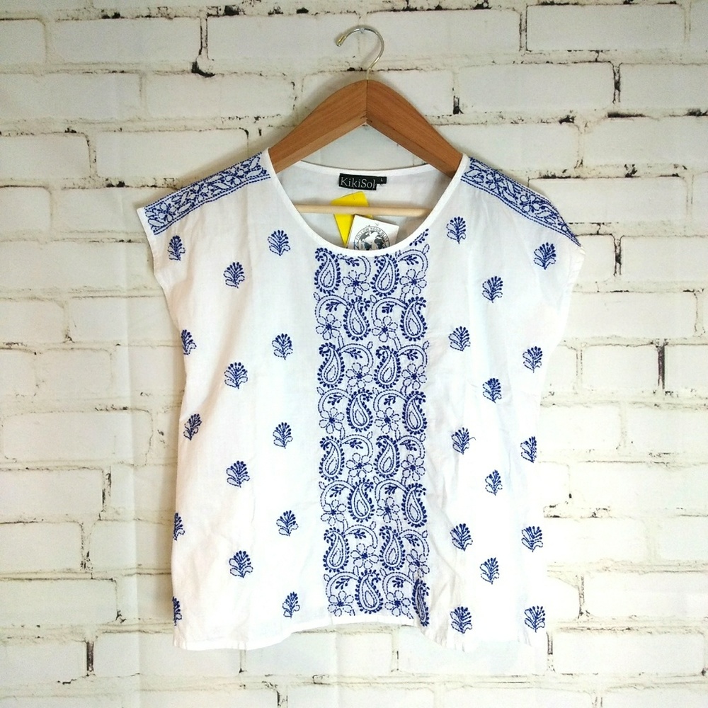 Kiki Sol ◾ Embroidery Top